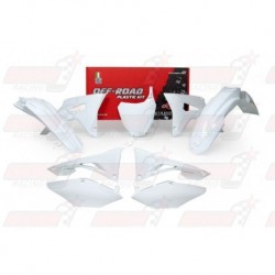Kit plastique 6 pièces R'Tech blanc pour Honda CRF 450 (2017)
