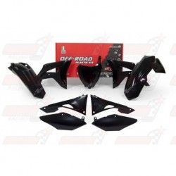 Kit plastique 6 pièces R'Tech noir pour Honda CRF 450 (2017)