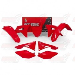 Kit plastique 6 pièces R'Tech rouge CRF pour Honda CRF 450 (2017)