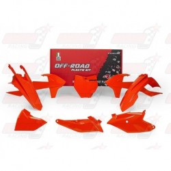 Kit plastique 6 pièces R'Tech orange pour KTM SX 85 (2018)