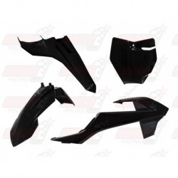 Kit plastique 4 pièces R'Tech noir pour KTM SX 65 (2016-2017)