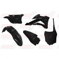Kit plastique 5 pièces R'Tech noir pour Kawasaki KX 85-100 (2014-2017)