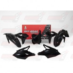 Kit plastique 5 pièces R'Tech noir pour Kawasaki KXF 250 (2017)