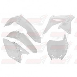 Kit plastique 5 pièces R'Tech blanc pour Suzuki RMZ 250 (2010-2017)