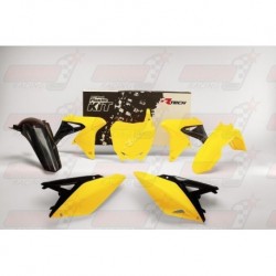Kit plastique 5 pièces R'Tech origine pour Suzuki RMZ 250 (2010-2017)