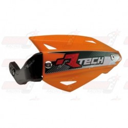 Protège-mains R'Tech Vertigo ATV couleur orange K avec kit montage