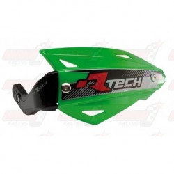 Protège-mains R'Tech Vertigo ATV couleur vert KXF avec kit montage