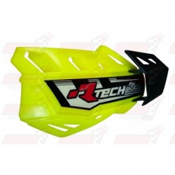 Protège-mains R'Tech FLX couleur jaune fluo avec kit montage