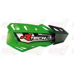 Protège-mains R'Tech FLX couleur vert KXF avec kit montage