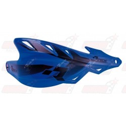 Protège-mains R'Tech Raptor couleur bleu YZF avec kit montage