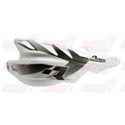 Protège-mains R'Tech Raptor couleur blanc avec kit montage