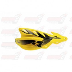 Protège-mains R'Tech Raptor couleur jaune RMZ avec kit montage