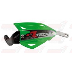 Protège-mains R'Tech Vertigo couleur vert KXF avec kit montage alu