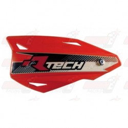 Protège-mains R'Tech Vertigo couleur rouge CRF avec kit montage