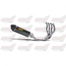 Ligne complète Akrapovic S-K6R6-ZC finition carbone pour Kawasaki Ninja ZX-6R (2009-2018) Ninja ZX-6R 636 (2013-2018)