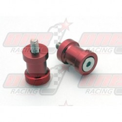 Pions de bras oscillant R&G Racing M10 couleur Rouge