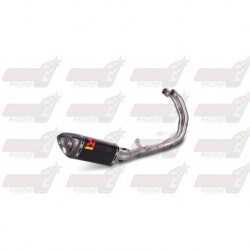 Ligne complète titane Akrapovic Racing Line S-Y3R1-APC avec silencieux carbone pour Yamaha YZF-R3 (2015-2018)