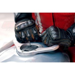 Poignée de réservoir A-SIDER sans vis couleur argent pour Aprilia RSV4 et KTM RC8 1190 R