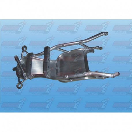 Boucle arrière racing alu avec support batterie alu (arrière de cadre) pour Yamaha R1 (2009-2013)