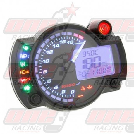 Compteur digital mutlifonctions Koso RX2N+ GP Style universel