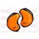 Sliders bois Power Face Race couleur orange
