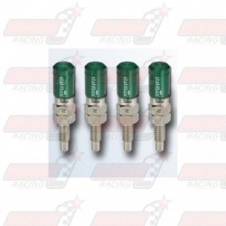 Lot de 4 Vis de purge automatique STAHLBUS M6x1.0x16 acier capuchon vert