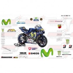Kit déco réplica Yamaha Moto GP 2015