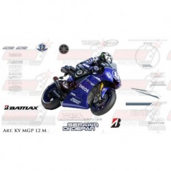 Kit déco réplica Yamaha Misano Moto GP 2012