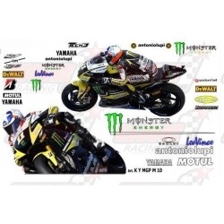 Kit déco réplica Yamaha Moto GP 2010 Team Monster Energy