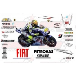Kit déco réplica Yamaha Moto GP 2010 Team Fiat