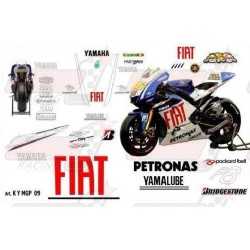 Kit déco réplica Yamaha Moto GP 2009 Team Fiat