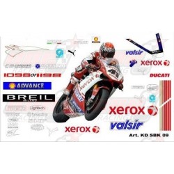 Kit déco réplica Ducati SBK 2009 Xerox