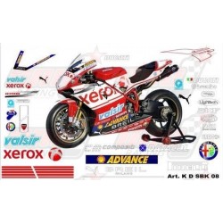 Kit déco réplica Ducati SBK 2008 Xerox
