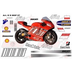Kit déco réplica Ducati Moto GP 2007