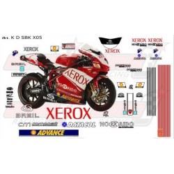 Kit déco réplica Ducati SBK 2005 Xerox