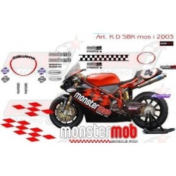 Kit déco réplica Ducati SBK 2003 Monstermob