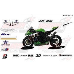 Kit déco réplica Kawasaki SBK 2010 Japan
