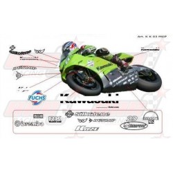 Kit déco réplica Kawasaki Moto GP 2003