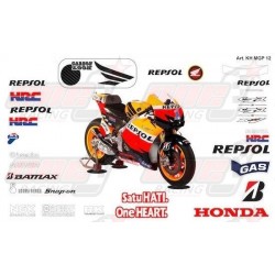Kit déco réplica Honda Moto GP 2012 Repsol