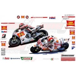 Kit déco réplica Honda Moto GP 2011 San Carlo