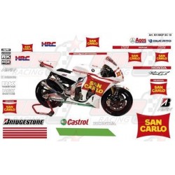 Kit déco réplica Honda Moto GP 2010 San Carlo