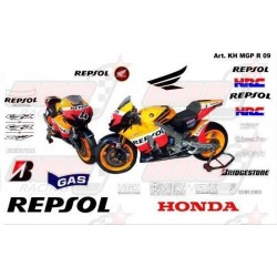 Kit déco réplica Honda Moto GP 2009 Repsol