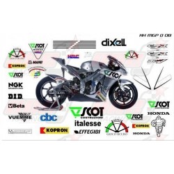Kit déco réplica Honda Moto GP 2008