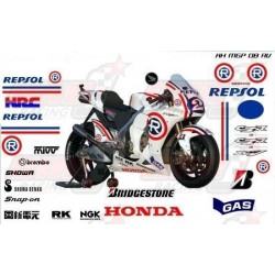 Kit déco réplica Honda Moto GP 2008 Repsol
