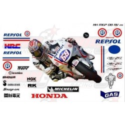 Kit déco réplica Honda Moto GP 2008 Repsol Michelin