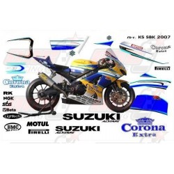 Kit déco réplica Suzuki SBK 2007