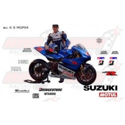 Kit déco réplica Suzuki Moto GP 2004