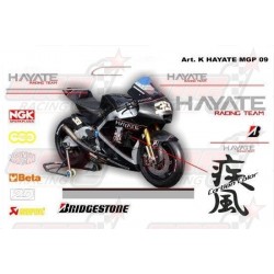 Kit déco réplica Kawasaki Moto GP 2009 Hayate