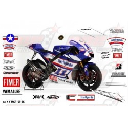 Kit déco réplica Yamaha Moto GP 2009 Ben Spies Valencia