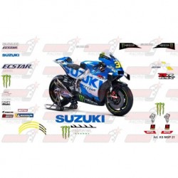 Kit déco réplica Suzuki Moto GP 2021